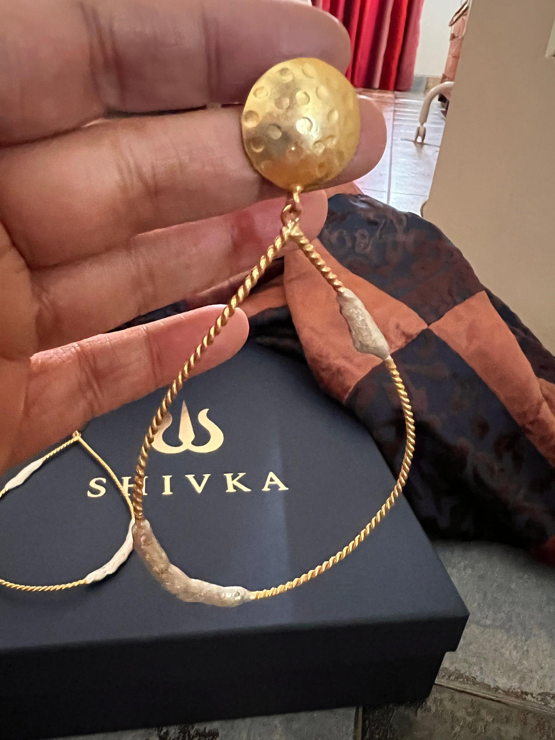 Statement Designer Long Danglers - SHIVKA