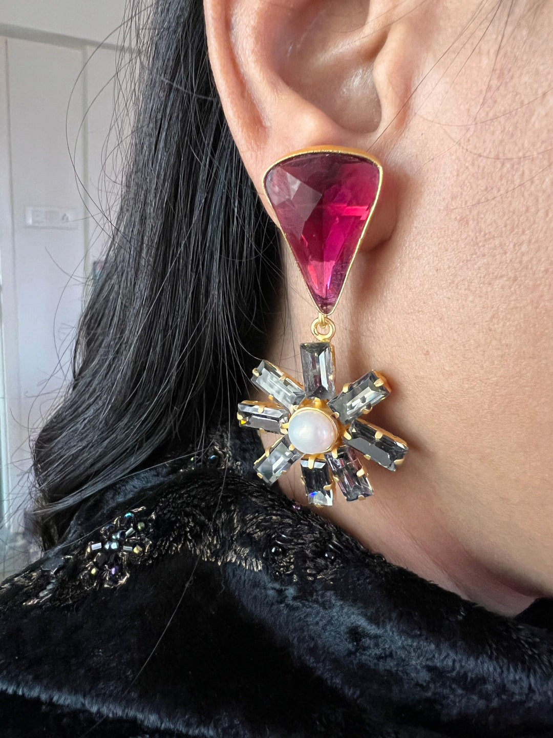 Swarovski Pearl Earrings - SHIVKA