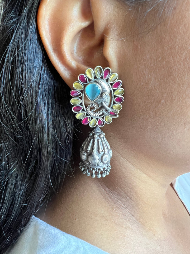 Antique Elephant Earrings