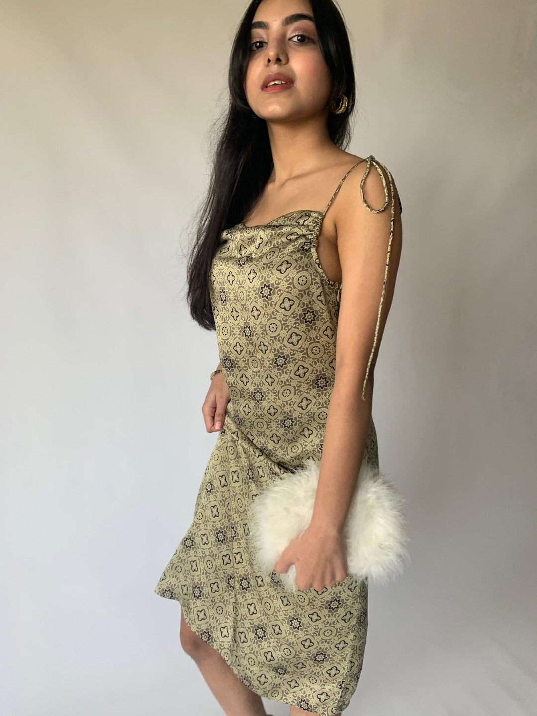 Winter Hazel Cowl Neck Dress - SHIVKA