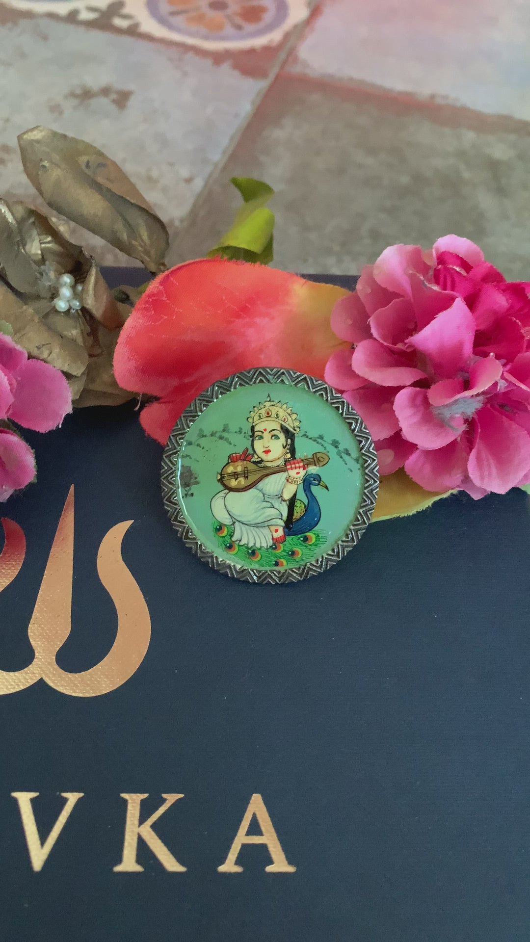 Beautiful hand-painted rings