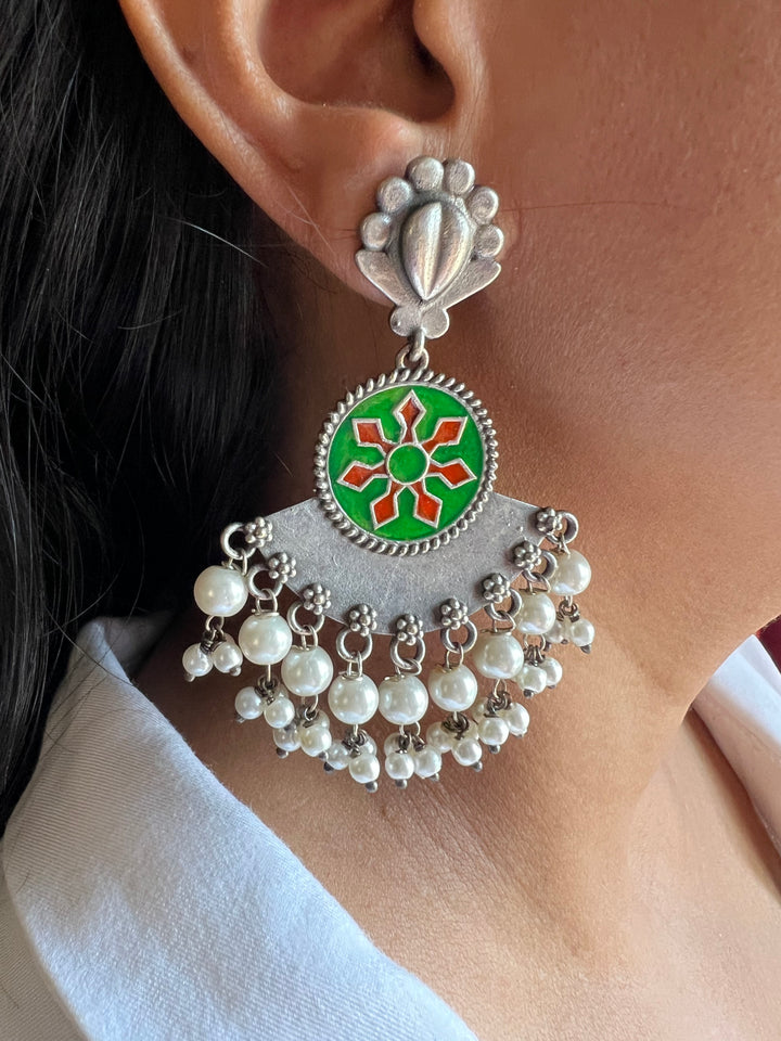 Antique Brass Earrings