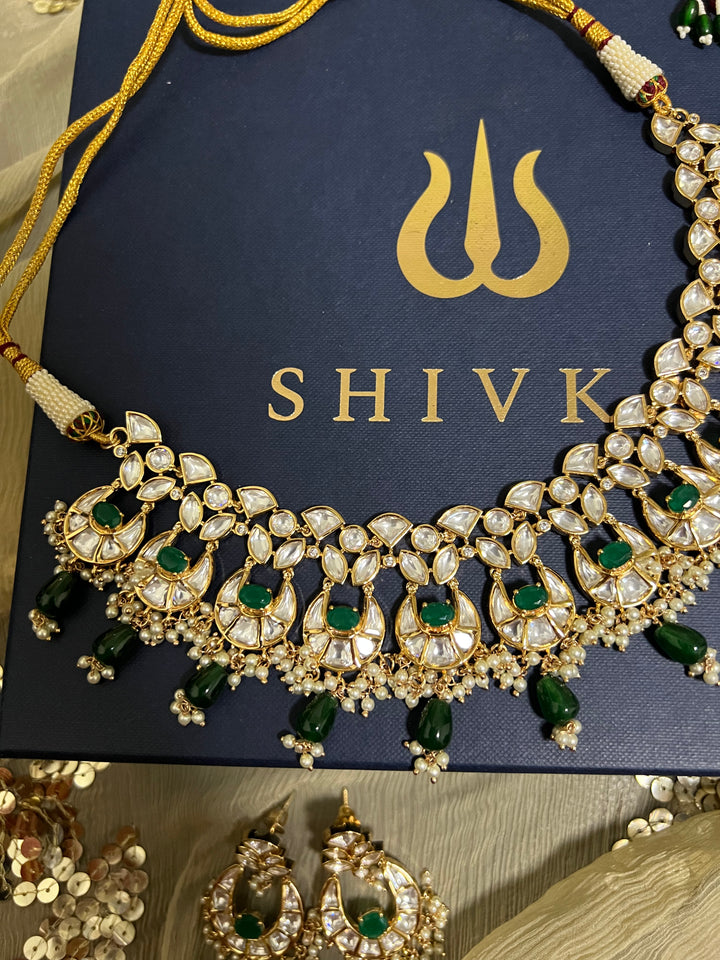 Royal Bridal Choker with Earrings