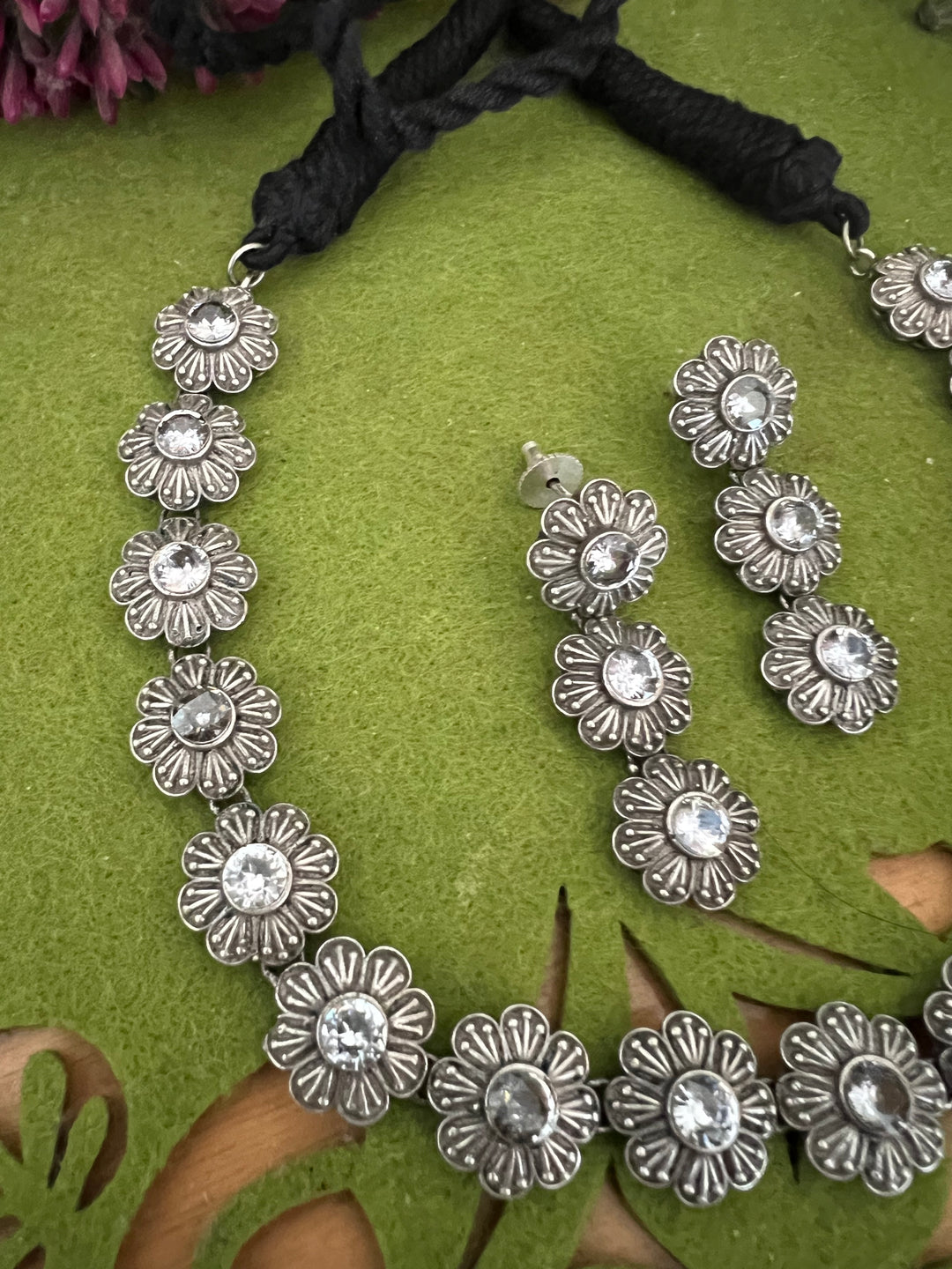 Vintage Necklace with Earrings
