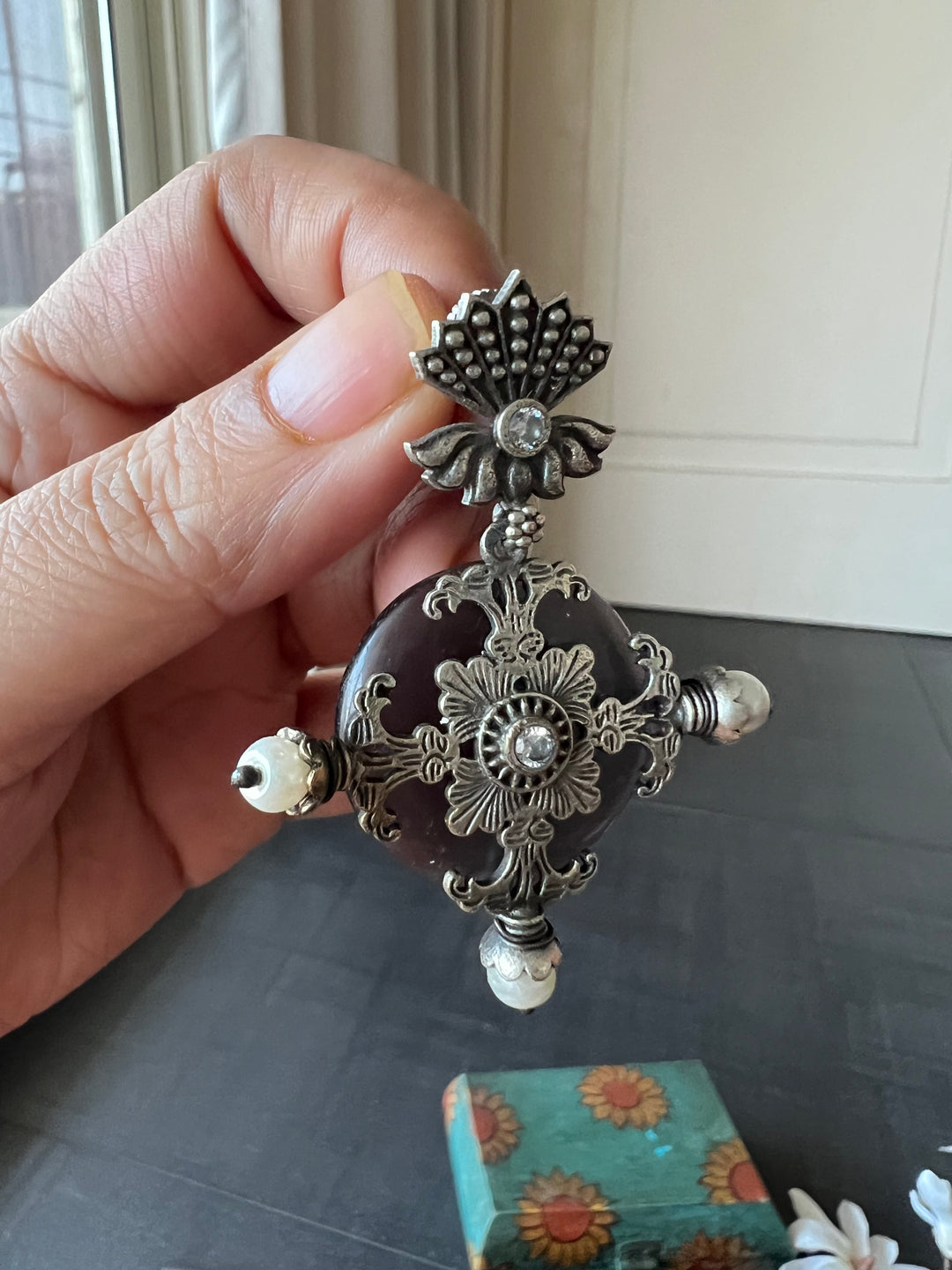 Antique Brass Earrings