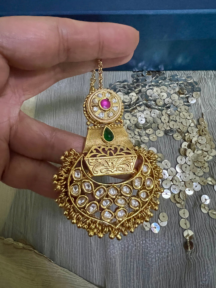 Bridal Kundan Maangtikka