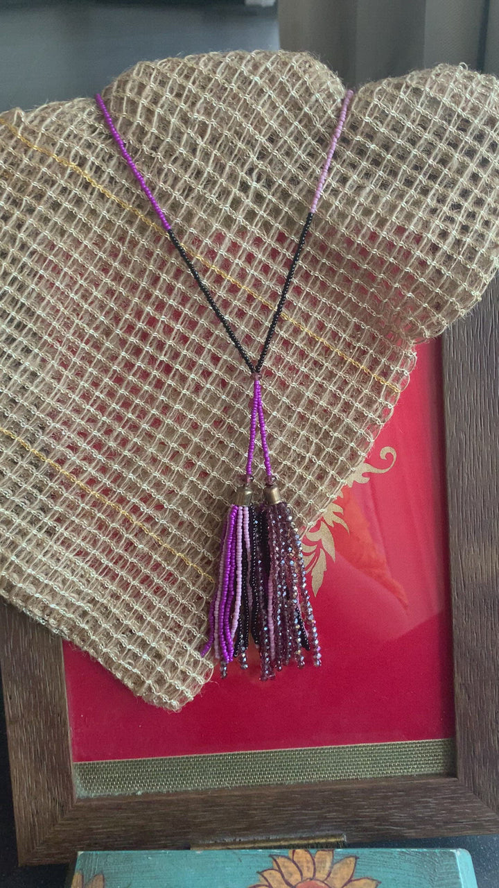 Style Tasseled Long Necklace