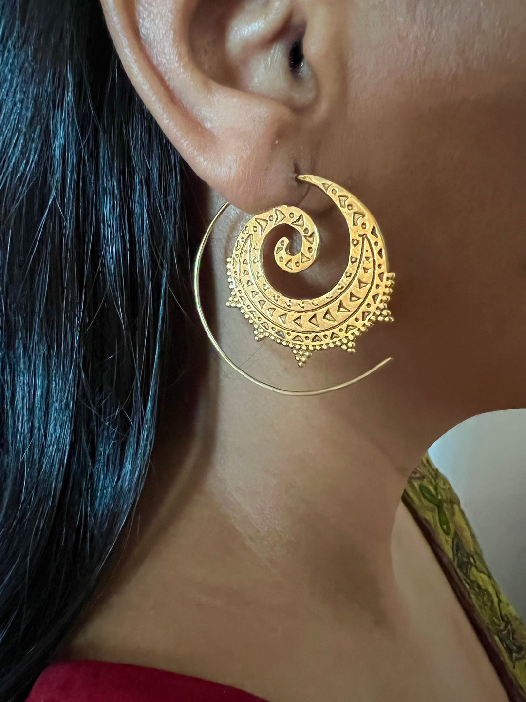 Egyptian Hoop Earrings