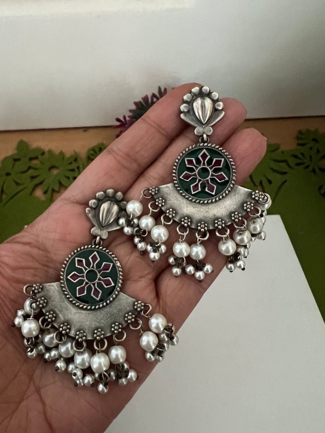 Antique Brass Earrings