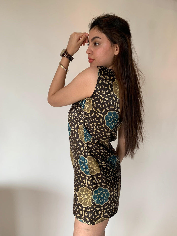 Silk Lounge Mini Dress - SHIVKA