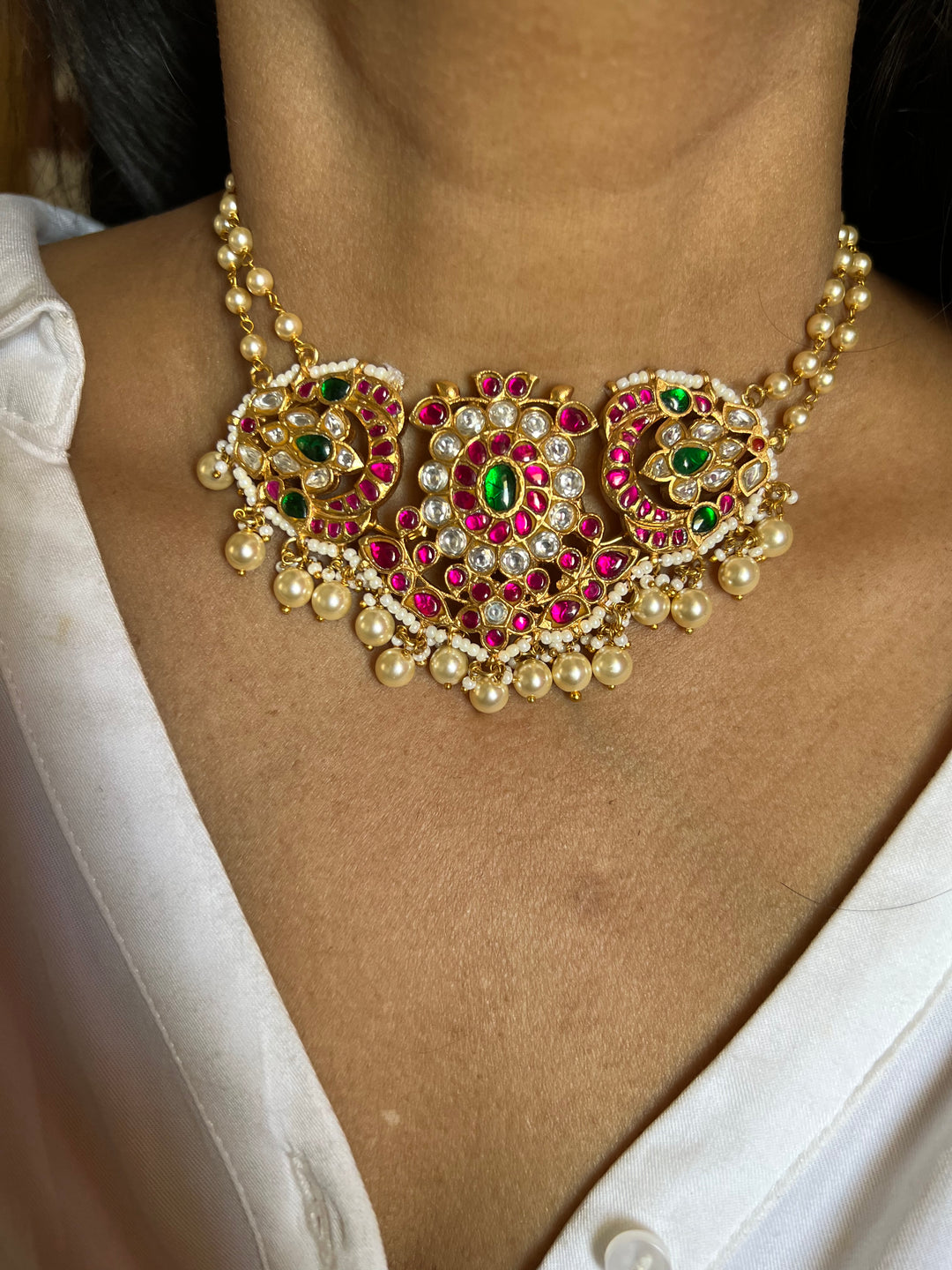 Signature Kempu Choker Necklace