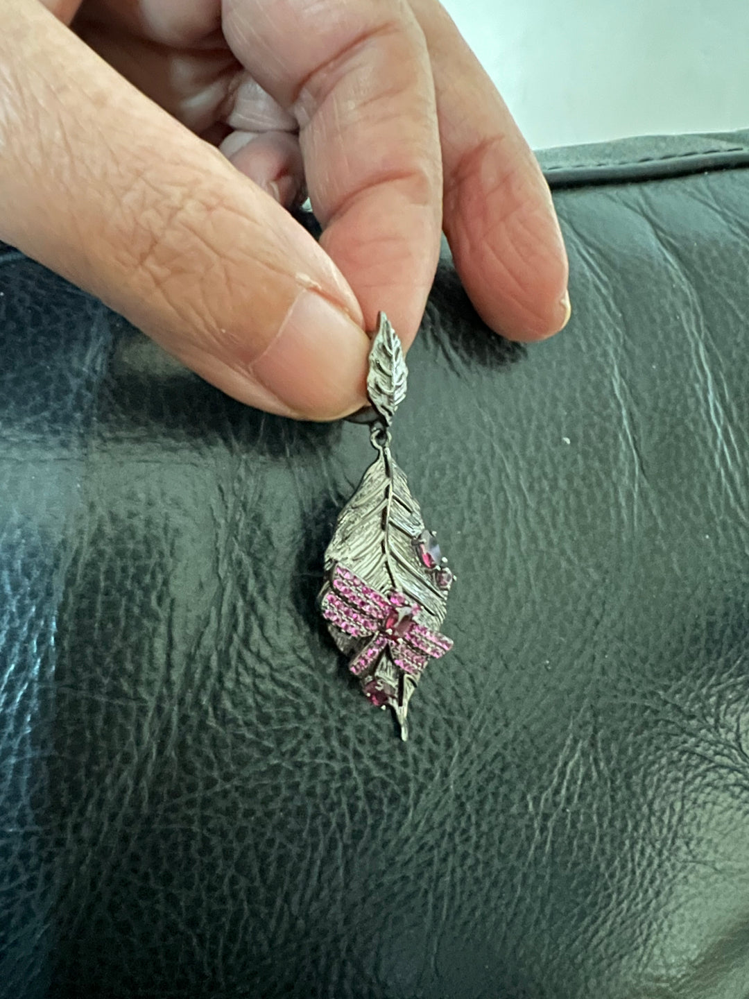 Designer Pure 925 Silver Dragon Fly Earrings