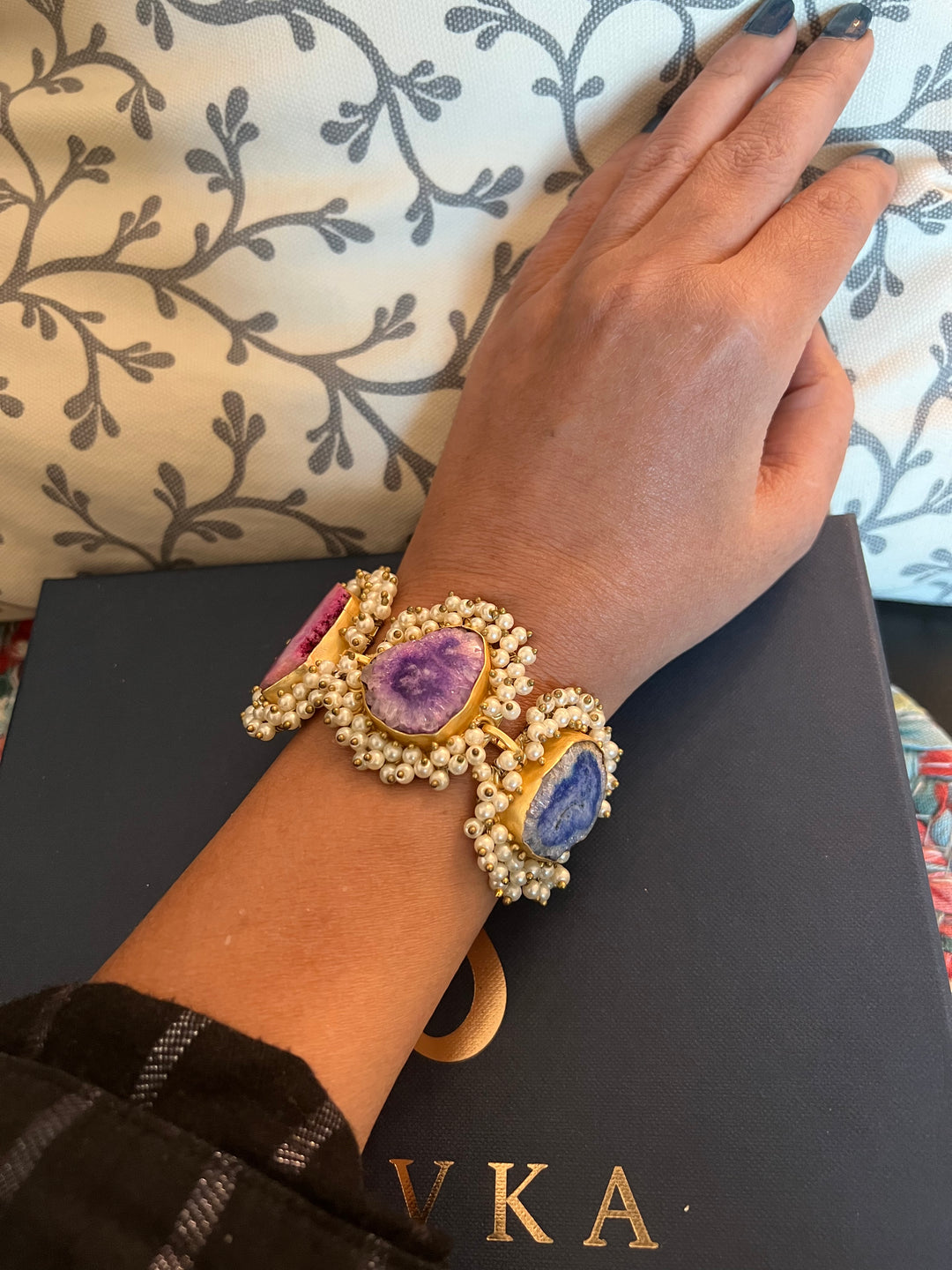 Pearls Cluster Bracelet