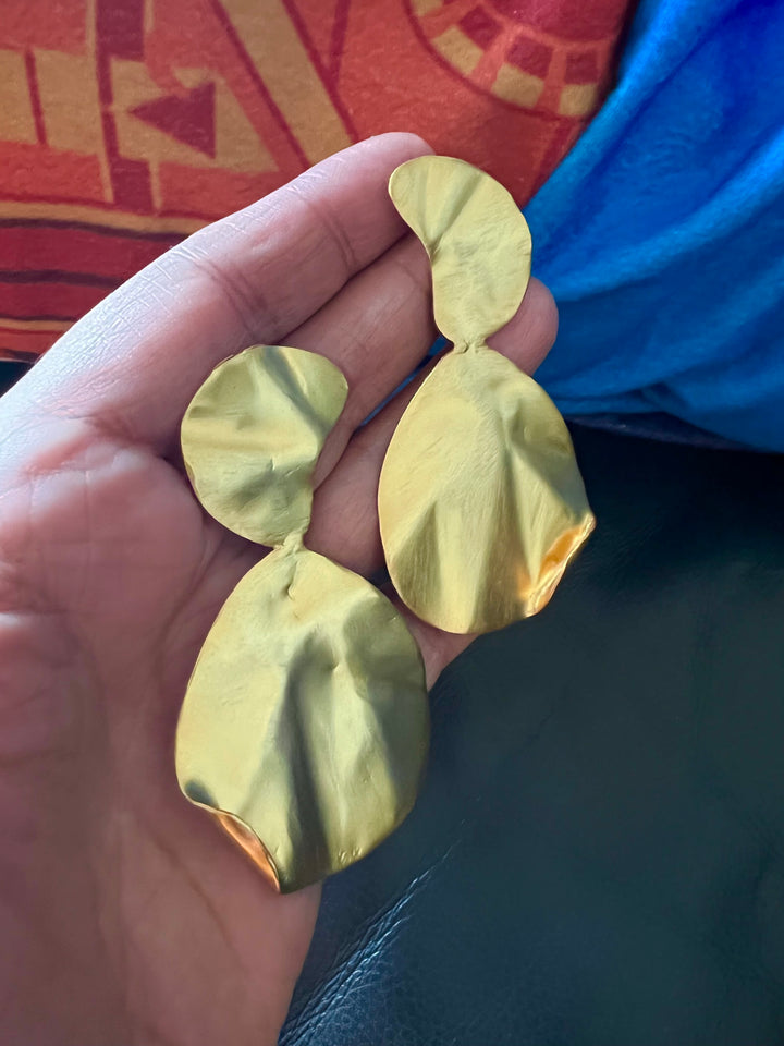 Hammered Brass Studs