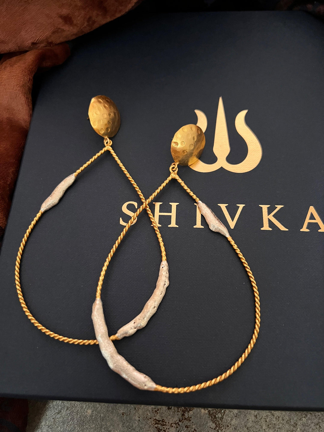 Statement Designer Long Danglers - SHIVKA