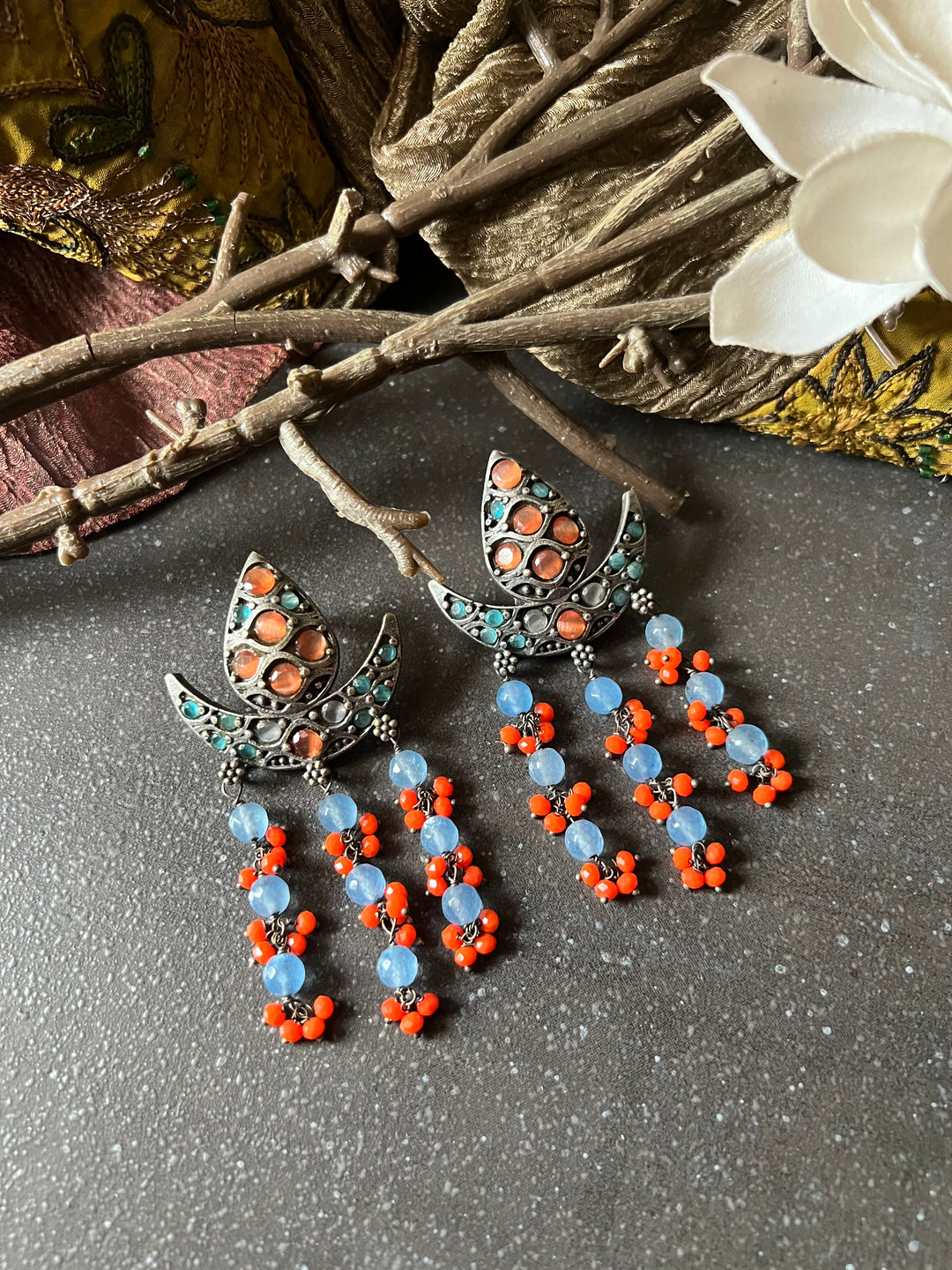 Antique Tasseled Earrings