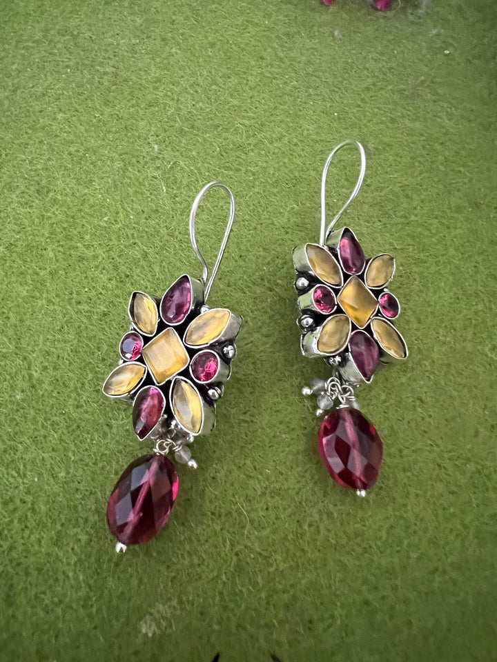 Pink Hydro Drop Earrings