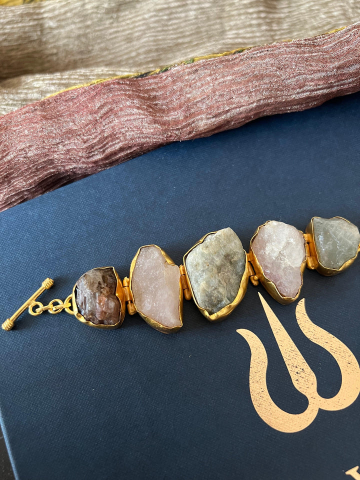 Raw Druzy Stone Bracelet - SHIVKA