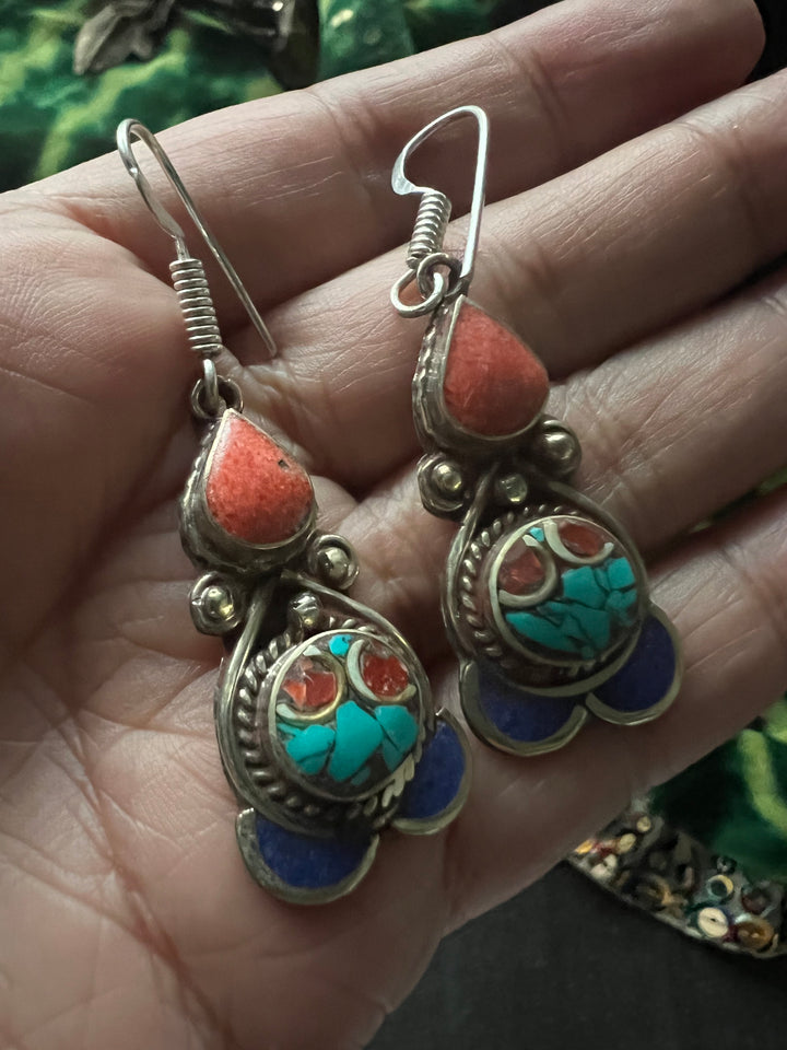 Antique Stones Danglers
