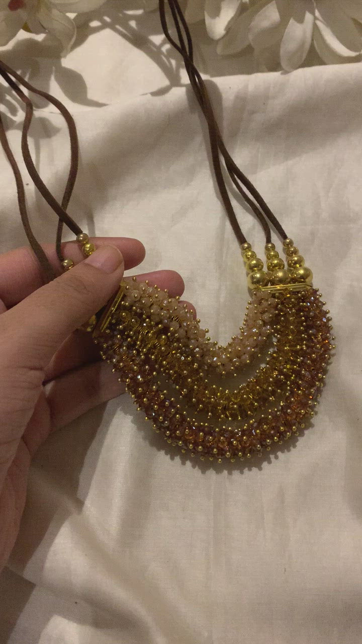 Dazzling Three-Layered Necklace