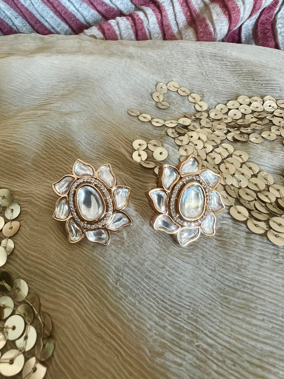 Royal Kundan Studs - SHIVKA