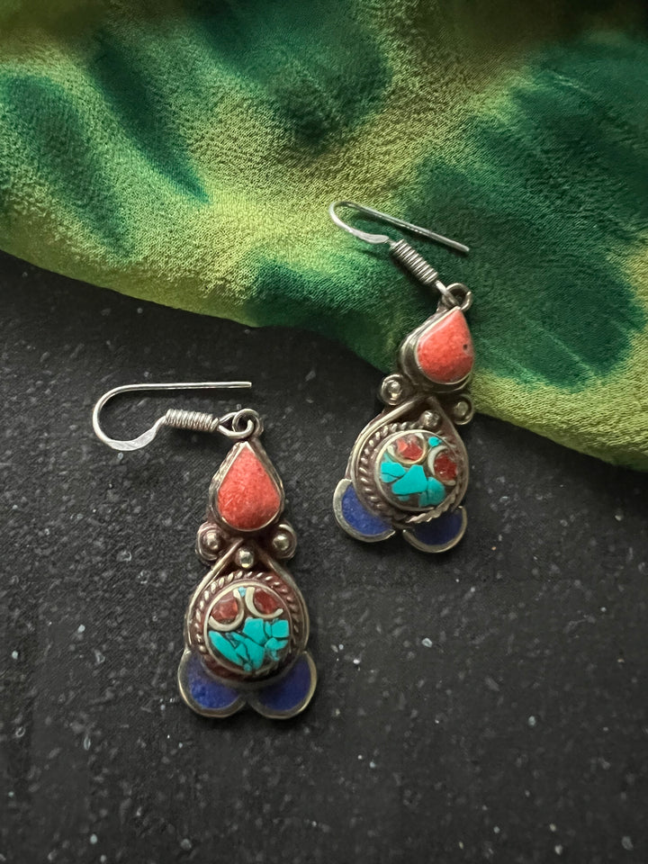 Antique Stones Danglers