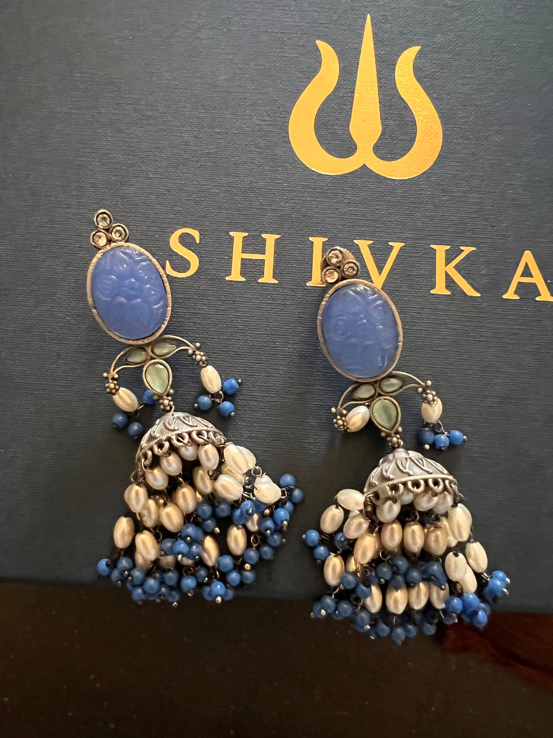 Beautiful Antique Pearl Danglers