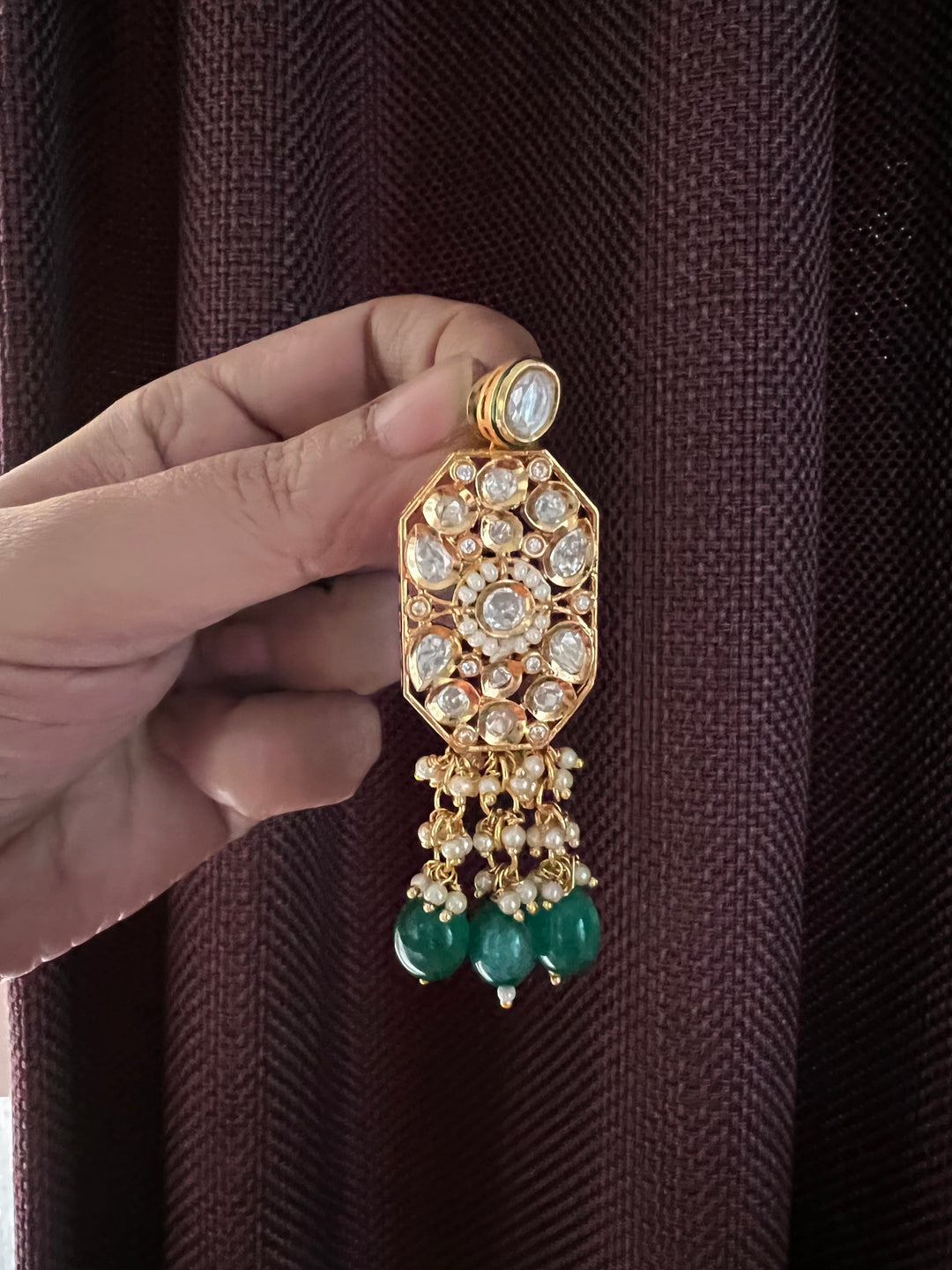 Bridal Kundan Choker Necklace with Studs