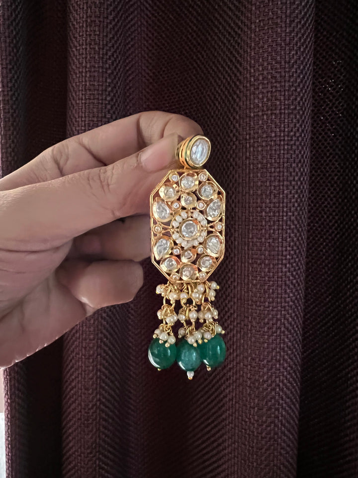 Bridal Kundan Choker Necklace with Studs