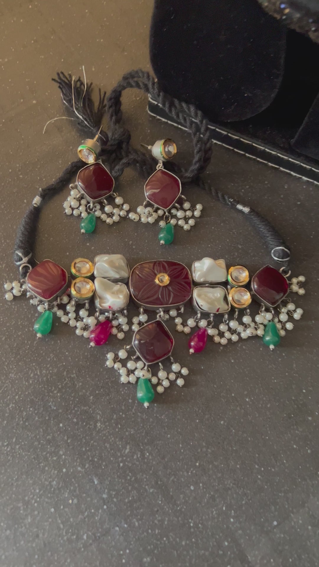 Fusion Necklace with Earrings