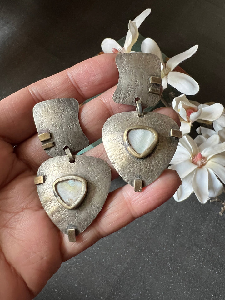 Vintage Mother of Pearl Earrings