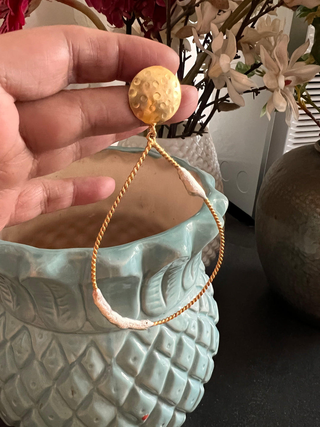 Statement Designer Long Danglers - SHIVKA