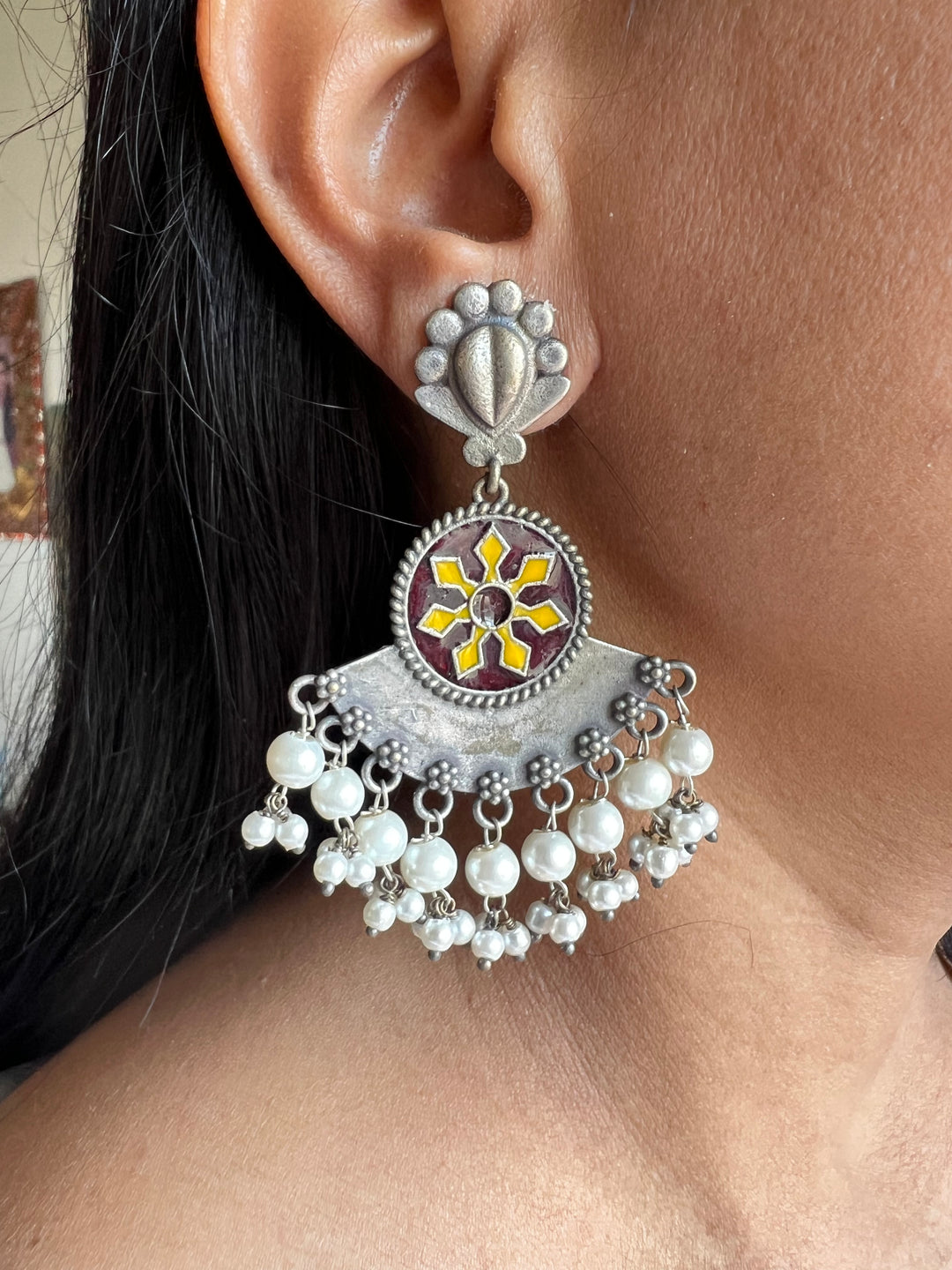 Antique Brass Earrings