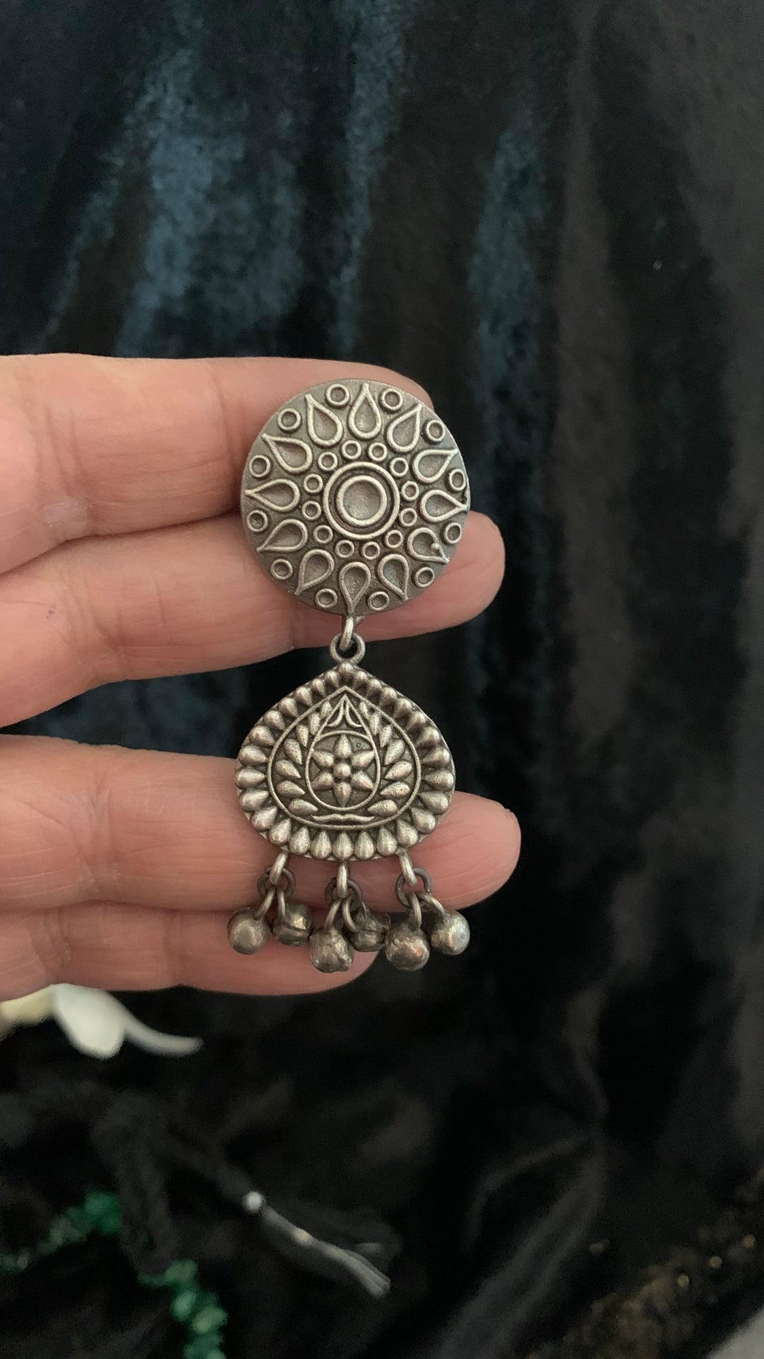 Beautiful Pendant Beaded Long Necklace with Statement Earrings