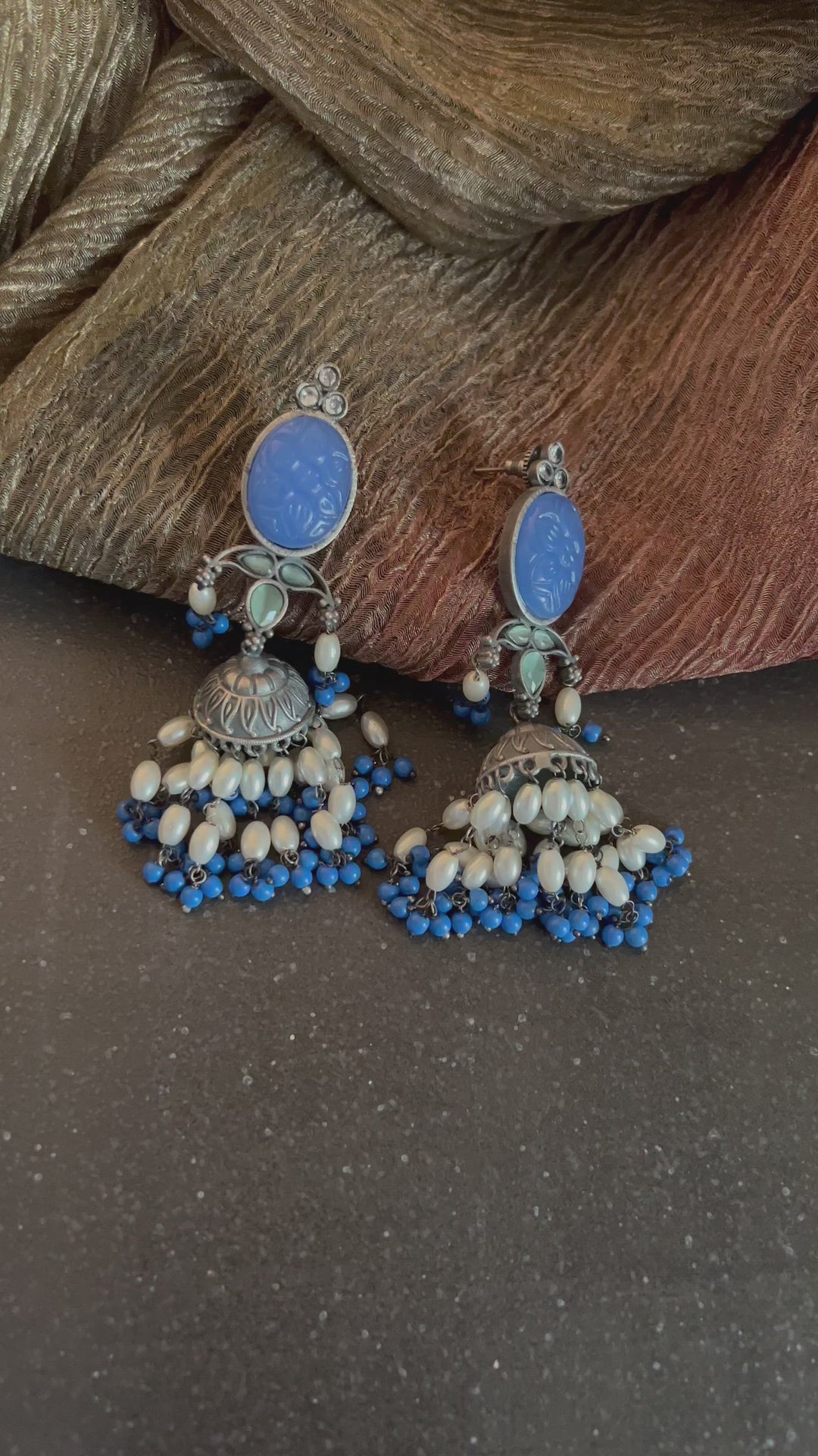 Beautiful Antique Pearl Danglers