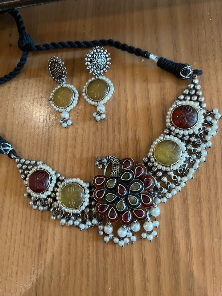 Fusion Necklace with Earrings