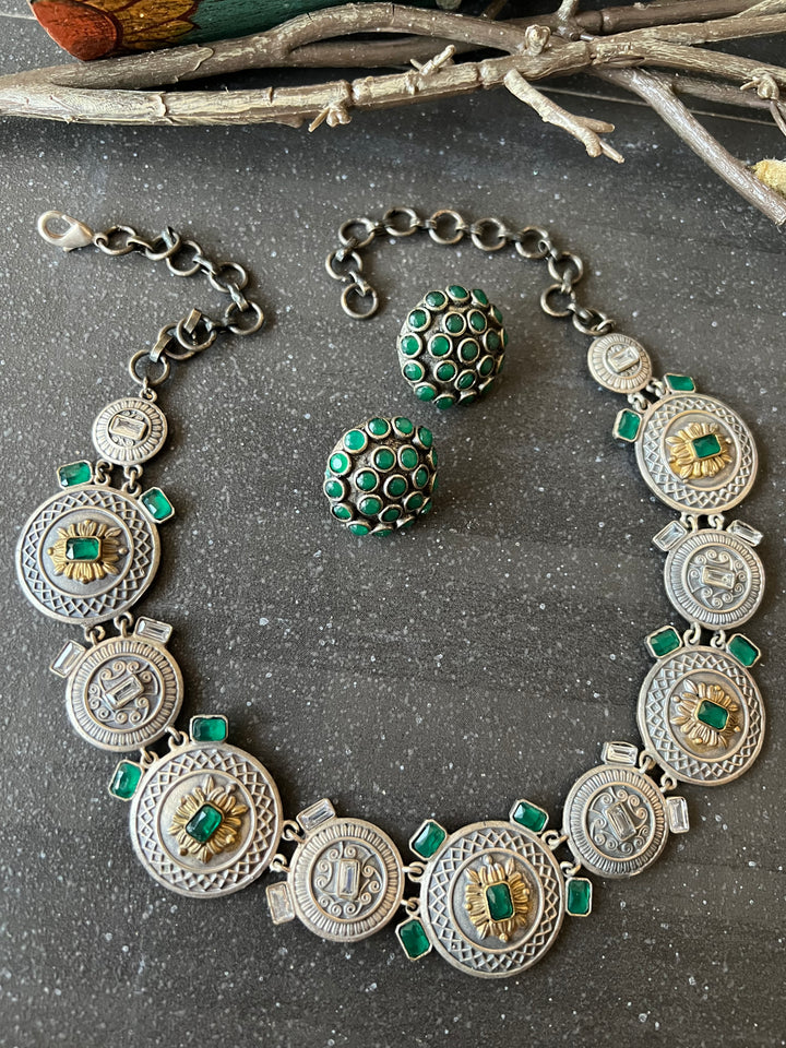 Fusion Necklace with Earrings