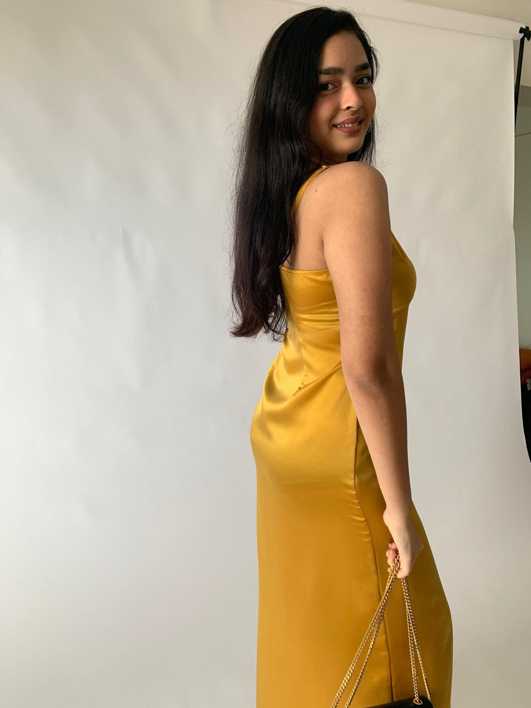 Milano Satin Maxi Dress - SHIVKA