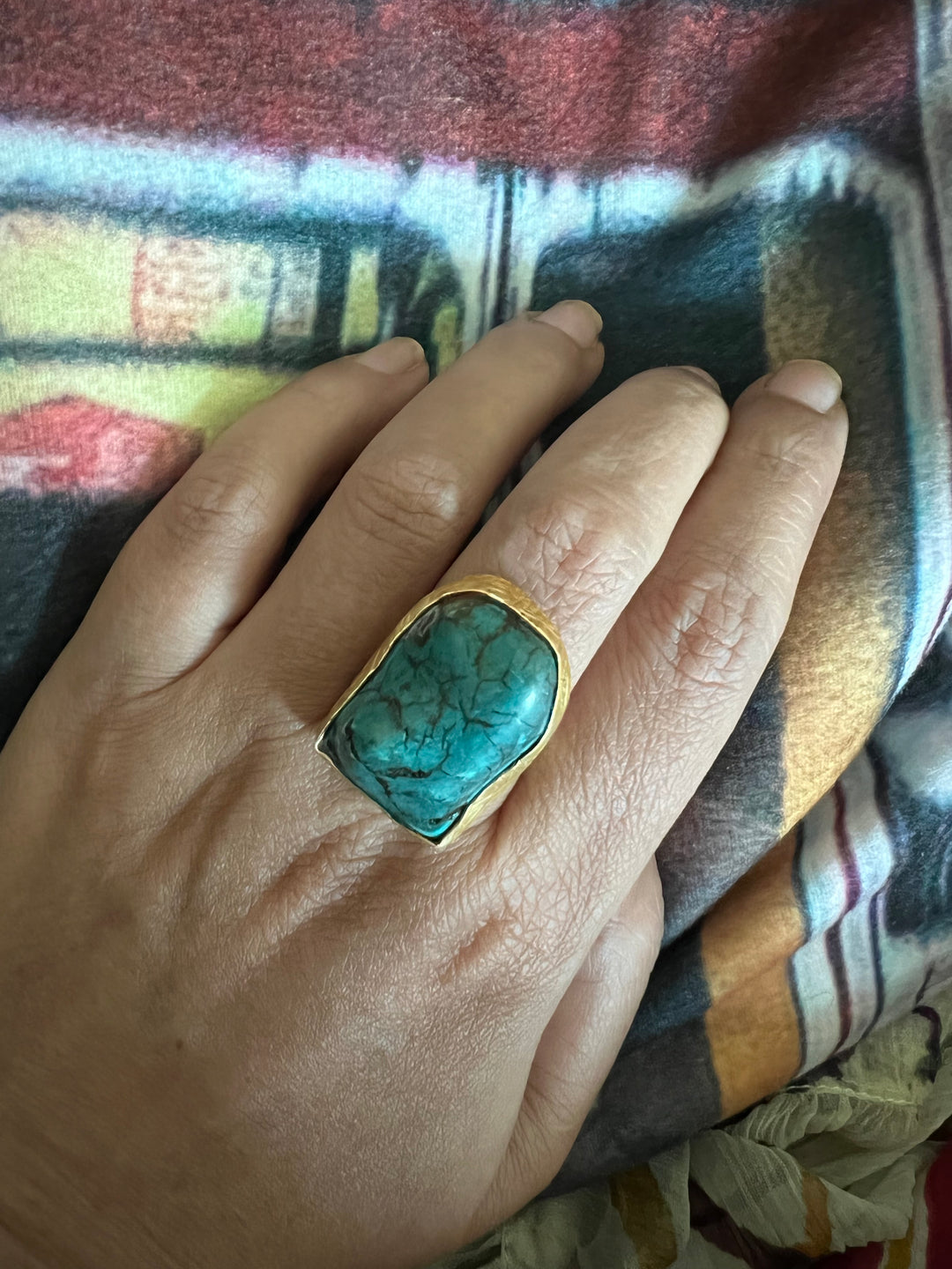 Statement Turquoise Ring