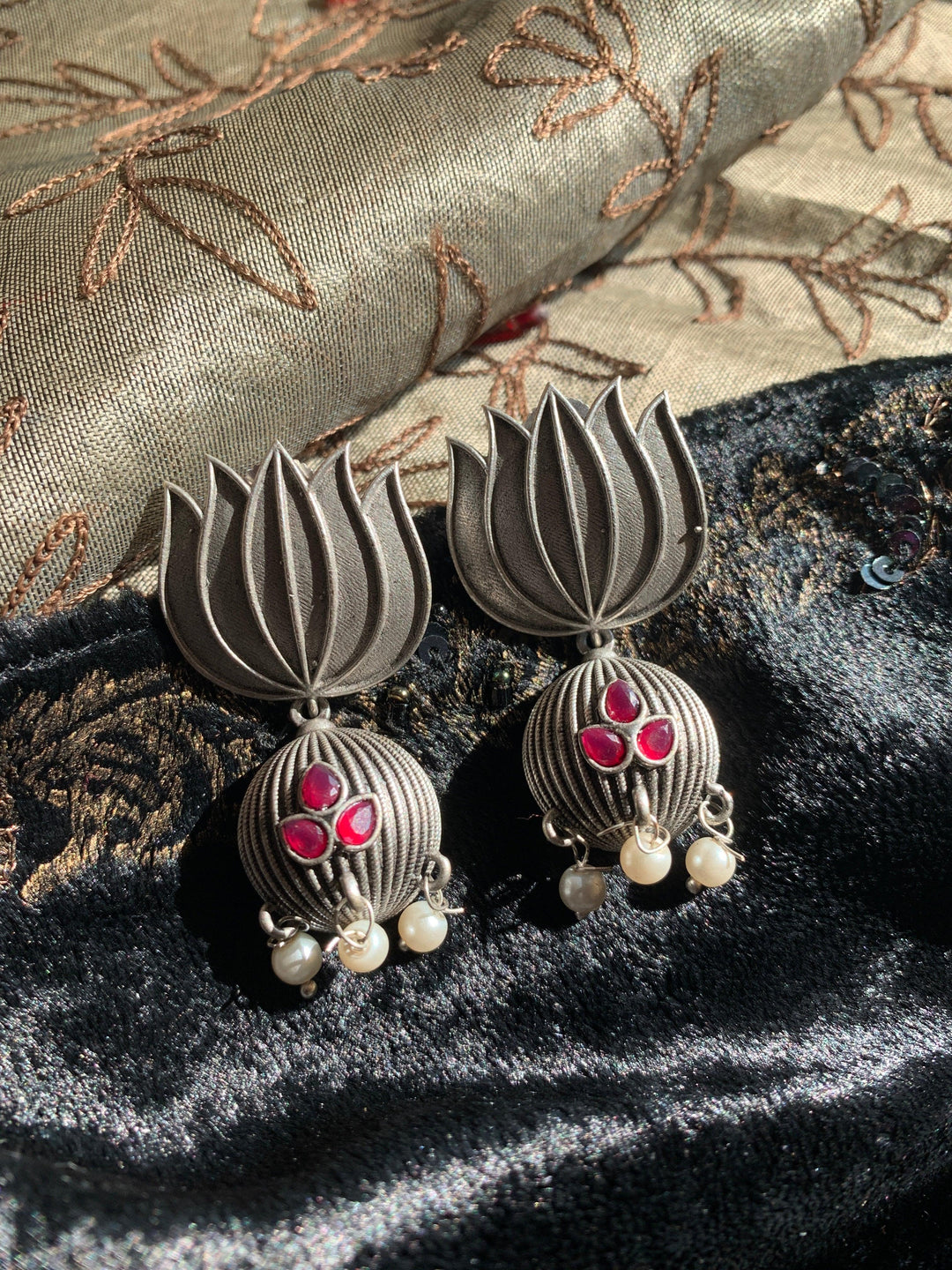 Lotus Earrings - SHIVKA