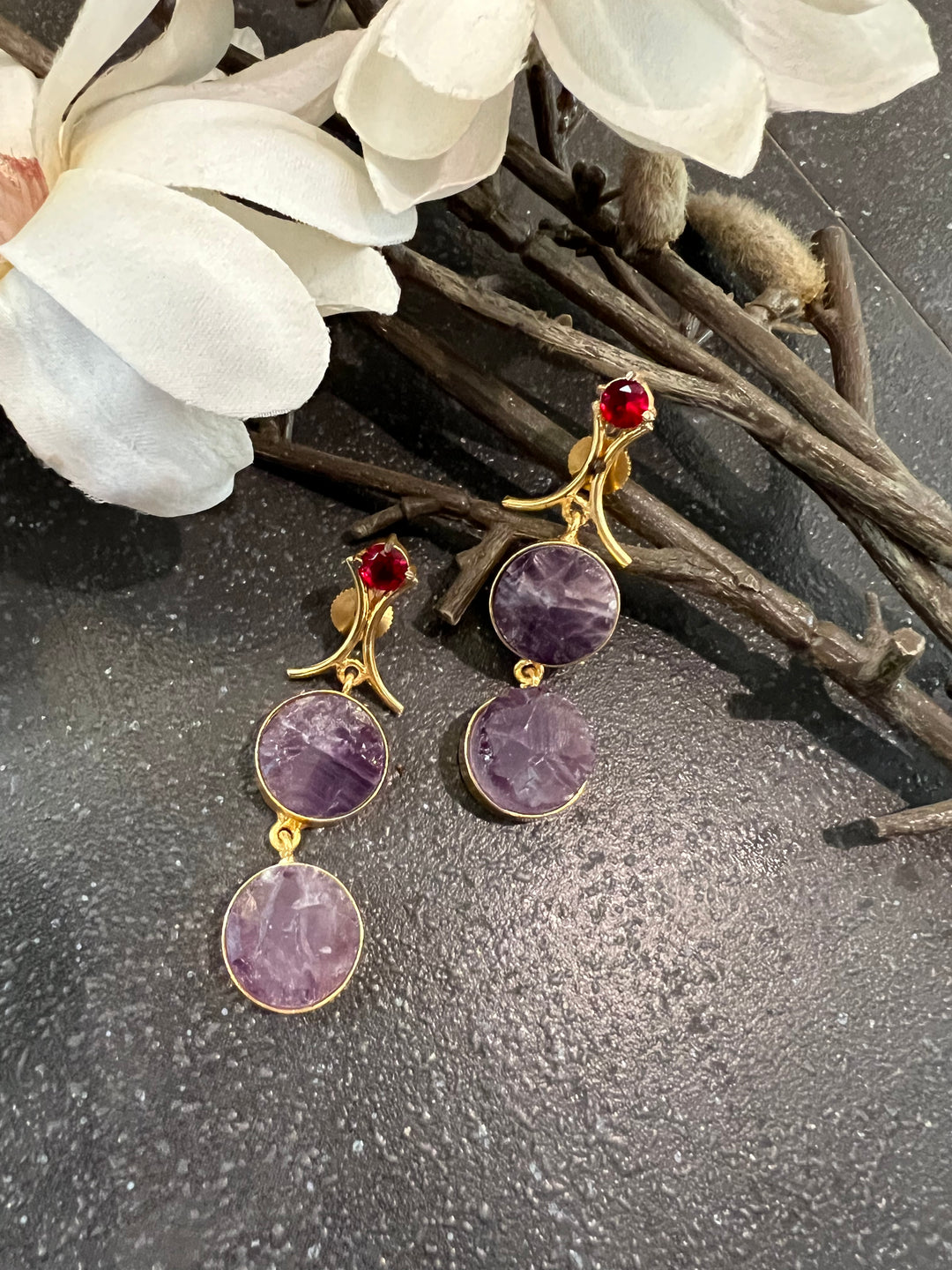 Pretty Stone Earrings