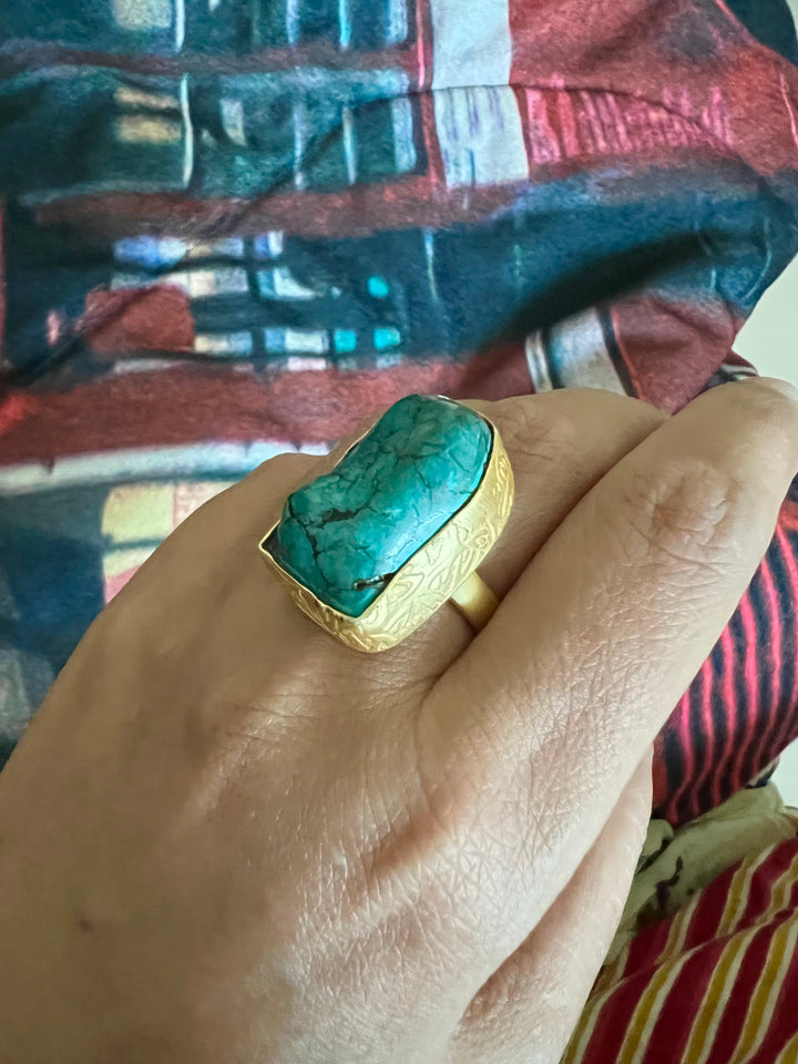 Statement Turquoise Ring