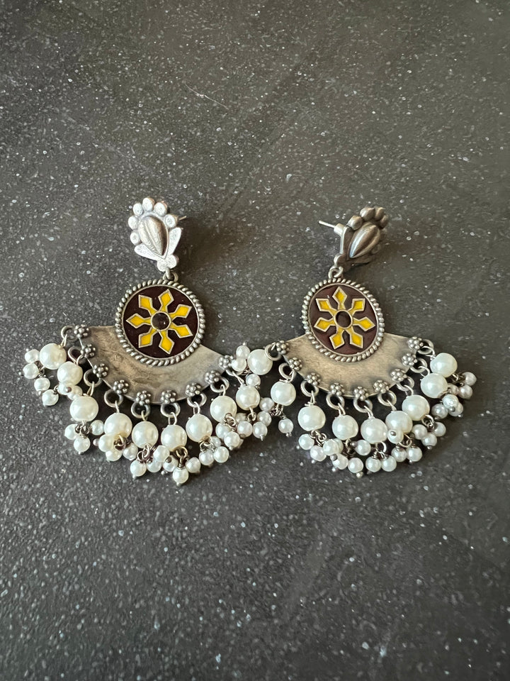 Antique Brass Earrings