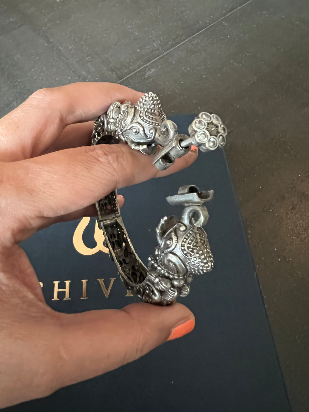 Classic Antique Carved Kada