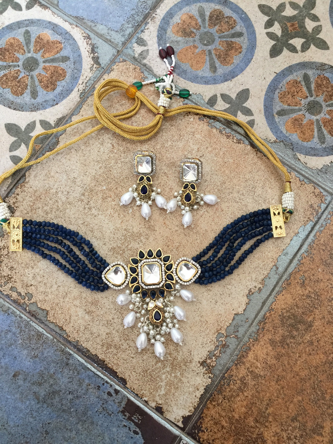 Victorian Choker with Earrings