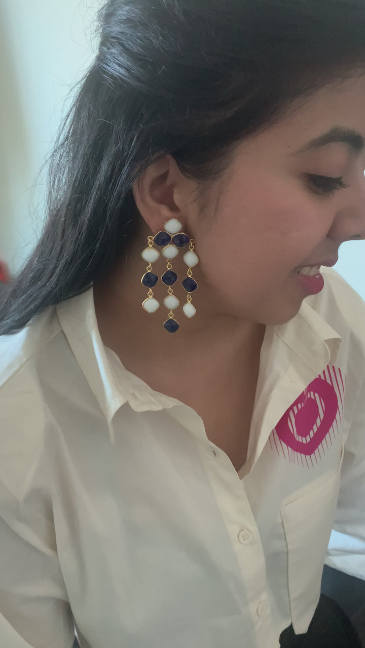 Statement Gemstones Earrings