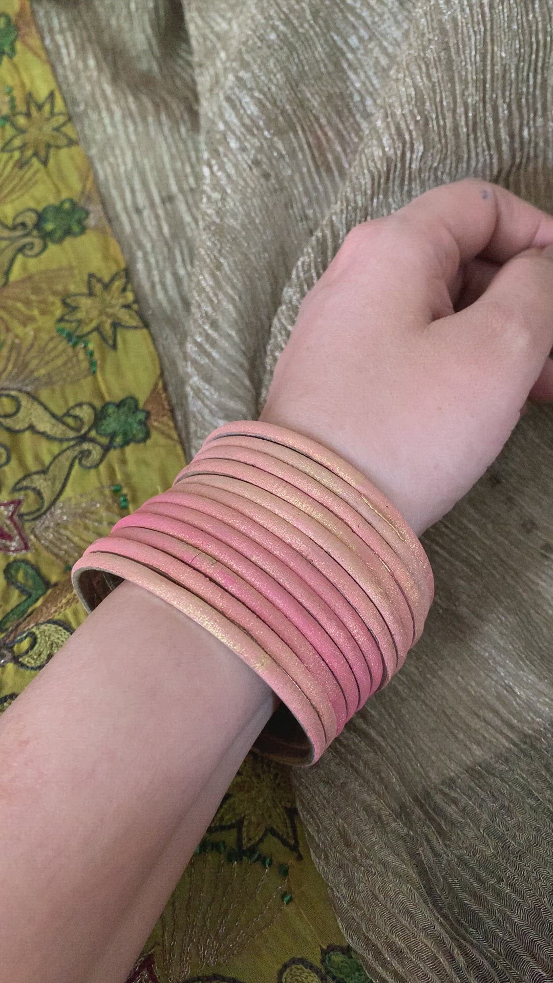 Shades of pink and gold