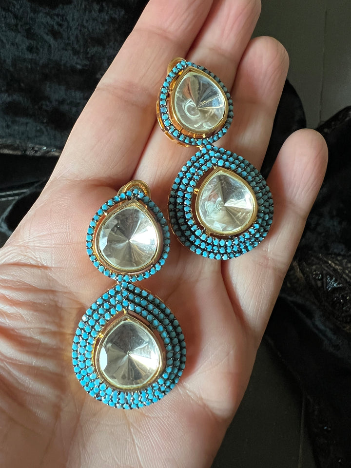 Statement Polki Earrings