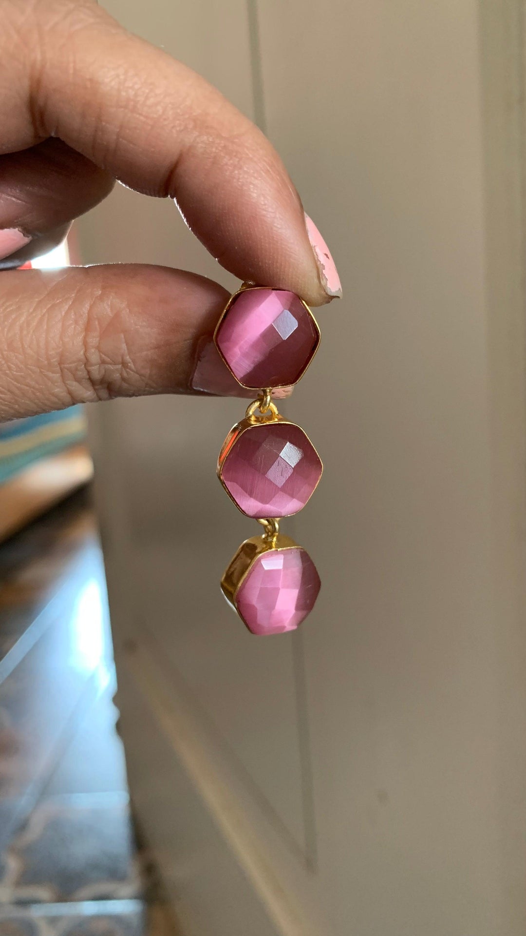 Hexagon Earrings - SHIVKA