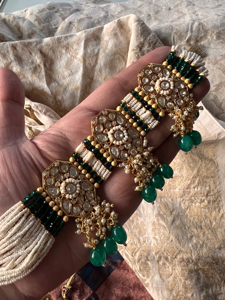 Bridal Kundan Choker Necklace with Studs